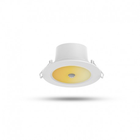 Downlight LED CCT BBC 8W 2700/3000/4000°K Gradable blanc + Détecteur