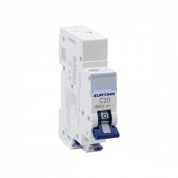 Disjoncteur 1P+N 20A courbe C Connexion rapide/rapide 4,5kA NF