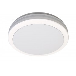 Plafonnier LED rond Noir Ø202 30W 230V CCT + détecteur
