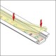 Diffuseur Lentille 60° 15.4mm - Transparent - 2000mm