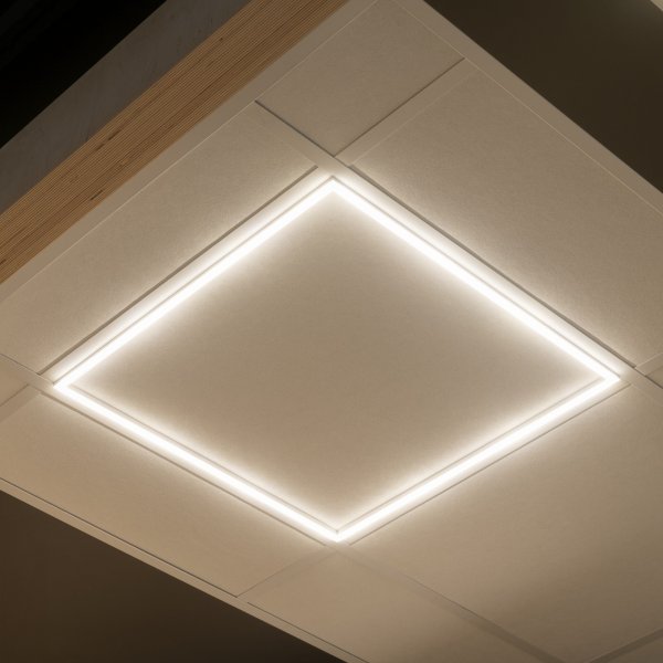Plafonnier LED CADRE 600 x 600 32W BLANC CCT 3800lm IP20