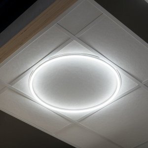 Plafonnier LED CADRE CERCLE Ø591mm 40W BLANC 4000°K 3500lm IP20 2