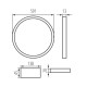 Plafonnier LED CADRE CERCLE Ø591mm 40W BLANC 4000°K 3500lm IP20