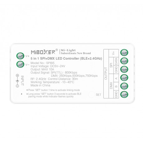 Contrôleur 5 en 1 SPI+DMX (WIFI+2.4G)