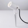 Projecteur Piquet Blanc GU10 x 1 Aluminium Diam: 60mm x 100mm IP65