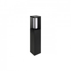 Potelet Carré Noir LED 9W 4000°K 643lm IP44 60cm