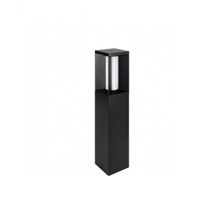 Potelet Carré Noir LED 9W 4000°K 643lm IP44 60cm