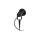 Projecteur piquet massif GU10 Noir IP65