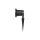 Projecteur piquet massif GU10 Noir IP65