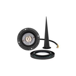 Projecteur piquet massif GU10 Noir IP65