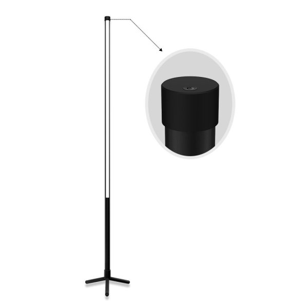 Lampadaire 12W RGB + CCT 1515mm (WiFi + 2.4G)