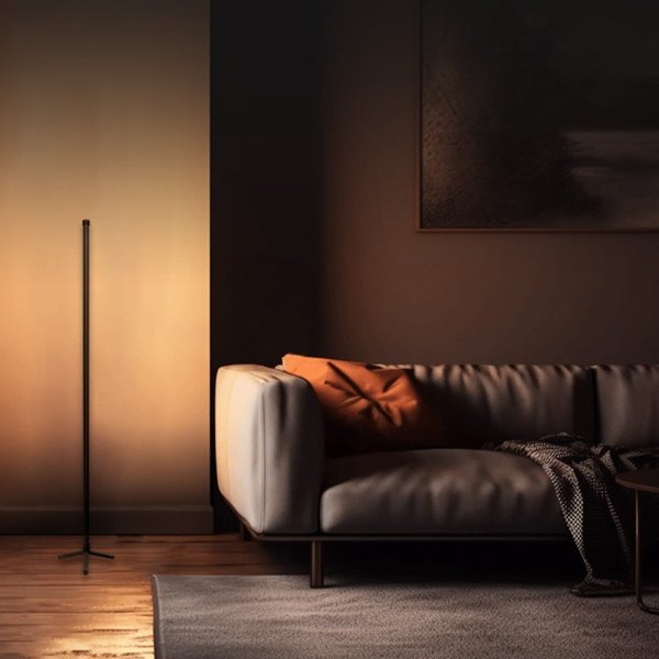 Lampadaire 12W RGB + CCT 1515mm (WiFi + 2.4G)