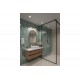 Applique LED Miroir Noir 12W 990Lm 600mm 4000°K IP44
