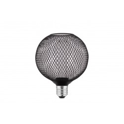 Ampoule LED Bulb G125 E27 Grille Noir/Golden - Filament 3.5W 1800°K 120lm