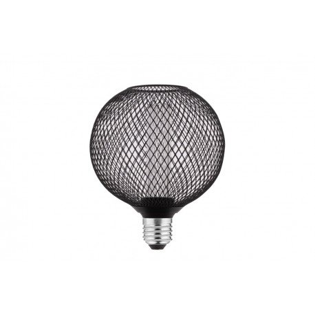 Ampoule LED Bulb G125 E27 Grille Noir/Golden - Filament 3.5W 1800°K 120lm
