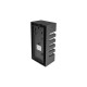 Applique murale verticale E27 Noire IP44