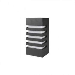 Applique murale verticale E27 Noire IP44
