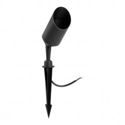 Projecteur piquet GU10 Noir IP65