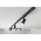 SPOT LED SUR RAIL Douille GU10 - Noir