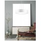 Suspension Blanche Ø500mm E27 x 3 NOVALUCE FINEZZA