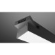 Linéaire LED INTEGREES suspendu Noir 50W 5000lm 1200 mm 3CCT IP20