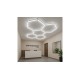 Ensemble de 5 lumières hexagonales 192W 6000°K 23040lm avec accessoires
