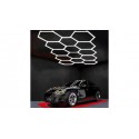 Ensemble de 14 lumières hexagonales 456W 6000°K 54720lm avec accessoires