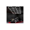 Ensemble de 14 lumières hexagonales 456W 6000°K 54720lm avec accessoires