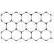 Ensemble de 14 lumières hexagonales 456W 6000°K 54720lm avec accessoires