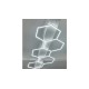Ensemble de 5 lumières hexagonales 203W 6000°K 24360lm avec accessoires