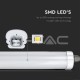 Boitiers Etanches LED INTEGREES ECO 120cm 36W 6500K IP65 - vendu par carton de 12