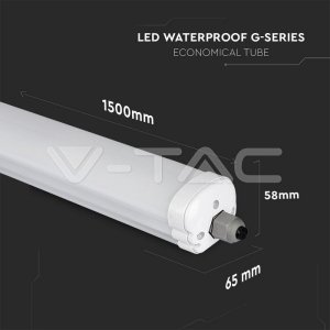 Boitiers Etanches LED INTEGREES ECO 150cm 48W 4500K IP65 - vendu par carton de 12