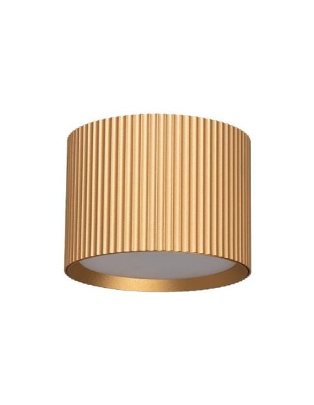 Support de Spot GX53 x 1 Saillie - Cylindre Doré