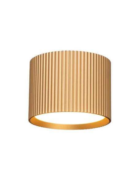 Support de Spot GX53 x 1 Saillie - Cylindre Doré