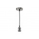 Suspension Vintage Douille E27 x 1 Perle Noire IP20 - P9046 - OPTONICA