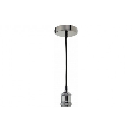 Suspension Vintage Douille E27 x 1 Perle Noire IP20 - P9046 - OPTONICA