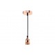 Suspension Vintage Douille E27 x 1 Rose Gold IP20 - P9048 - OPTONICA