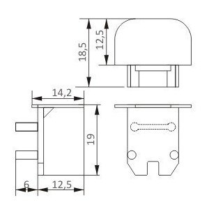 Terminaison Profilé LED Profond (x2)