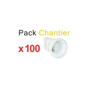 Pack de 100 Testeurs de Chantier E27 "TOP CHANTIER"