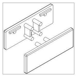 Terminaison Profilé LED Arrière (x2)