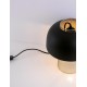 Sandy Black & Gold Metal LED E27 1x12 Watt 100-240 Volt IP20 bulb excluded Cable Length 150 cm Switch On/Off D: 25 H: 28 cm -