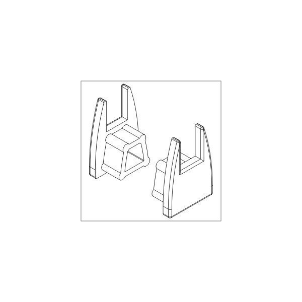 Terminaison Profilé LED Glass (x2)