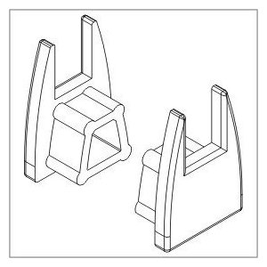 Terminaison Profilé LED Glass (x2)