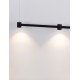 Triac Dimmable Sandy Black Aluminium LED 21 Watt 220-240 Volt 1665Lm 3000K IP20 L: 80 W: 6 H: 140 cm - PNL9002050 - NOVALUCE
