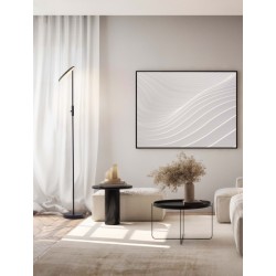 Rotating Dimmable Switch Sandy Black Aluminium & Acrylic LED 30 Watt 220-240Volt 2288Lm 3000K IP20 Switch On/Off D: 27 H: 205 