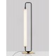 Matt Black & Gold Metal & Acrylic LED 20 Watt 220-240Volt 1359Lm 3000K IP20 Switch On/Off D: 18 H: 67.5 cm - PNL9002084 - NOV
