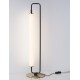 Matt Black & Gold Metal & Acrylic LED 20 Watt 220-240Volt 1359Lm 3000K IP20 Switch On/Off D: 18 H: 67.5 cm - PNL9002084 - NOV