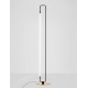 Matt Black & Gold Metal & Acrylic LED 32 Watt 220-240Volt 1856Lm 3000K IP20 Switch On/Off D: 28 H: 150 cm - PNL9002085 - NOVA