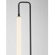 Matt Black & Gold Metal & Acrylic LED 32 Watt 220-240Volt 1856Lm 3000K IP20 Switch On/Off D: 28 H: 150 cm - PNL9002085 - NOVA
