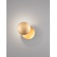 Gold Leaf Aluminium LED 6 Watt 220-240 Volt 420Lm 3000K IP20 D:20 W:13,5 H:20cm - PNL9006081 - NOVALUCE
